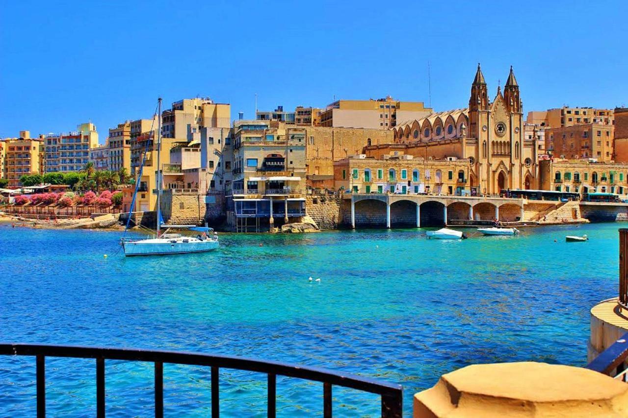 Gorgeous Apartment With Terrace In Fort Cambridge, Pool Sliema Ngoại thất bức ảnh
